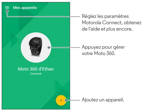 MOTOROLA MOTO 360 V2 F42 ROOR - Démarrage rapide : motorola connect* - 1