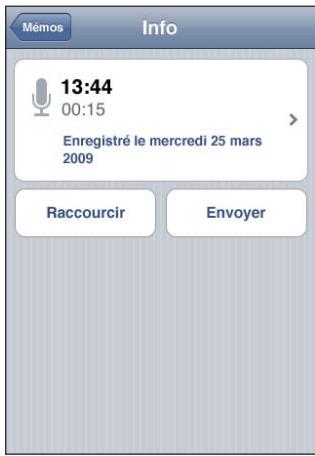 APPLE Touch 8G MCO86NF - Gestion des mémos vocaux - 1