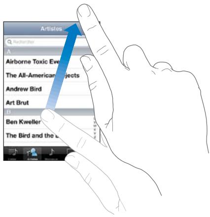 APPLE Touch 8G MCO86NF - Défilament - 2
