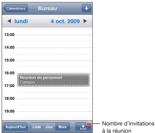 APPLE Touch 8G MCO86NF - Réponse à des invitations à des réunions - 1