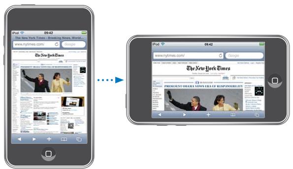 APPLE Touch 8G MCO86NF - Affichage en orientation paysage - 1