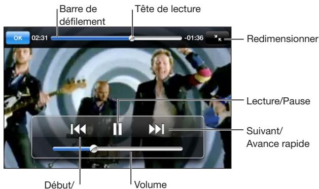 APPLE Touch 8G MCO86NF - Contrôle de la lecture video - 1