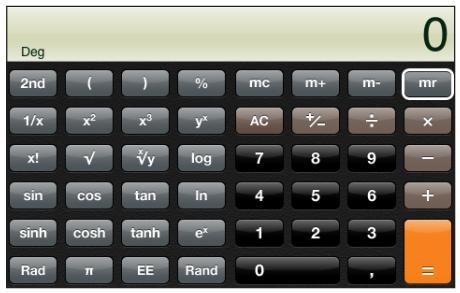 APPLE Touch 8G MCO86NF - Touches de la calculatrice scientifique - 1