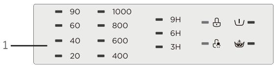 JEYAL WNLAVE-LINGE TOPWASMACHINE TOPLADER - Bedieningspaneel - 6