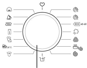 JEYAL WNLAVE-LINGE TOPWASMACHINE TOPLADER - Control Panel - 1