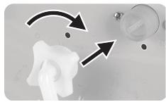 JEYAL WNLAVE-LINGE TOPWASMACHINE TOPLADER - Connecting the water supply hose - 1