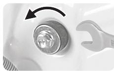 JEYAL WNLAVE-LINGE TOPWASMACHINE TOPLADER - Retrait des boulons de transport - 1