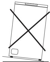 JEYAL WNLAVE-LINGE TOPWASMACHINE TOPLADER - Installation location requirements - 1