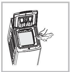 JEYAL WNLAVE-LINGE TOPWASMACHINE TOPLADER - WAARSCHUWING: - 1