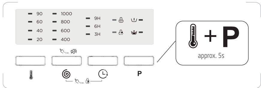 JEYAL WNLAVE-LINGE TOPWASMACHINE TOPLADER - Accessing to the usage counter - 1