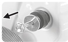 JEYAL WNLAVE-LINGE TOPWASMACHINE TOPLADER - Retrait des boulons de transport - 2