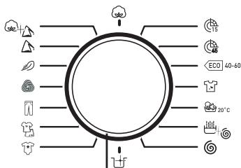 JEYAL WNLAVE-LINGE TOPWASMACHINE TOPLADER - Bedieningspaneel - 1
