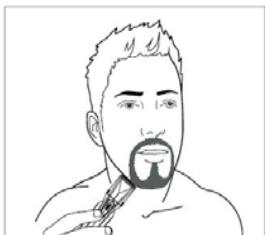 OKOIAMULTIGROOM EN14189248 - Amincir et effiler la barbe/moustache - 1