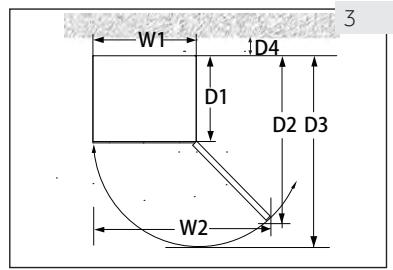 HAIER WineBank60 - Exigences en matière d'espace - 1
