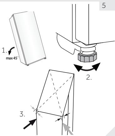 HAIER WineBank60 - Alignment de l'appareil - 1