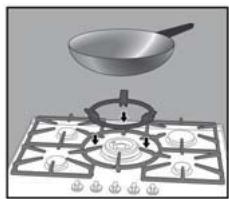 NEFF T22S160NO - Grille supplémentaire wok - 1