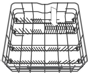 INDESIT LaveVaisselleIntegrableDIC5B+16AS - PANIER INFÉRIEUR - 2