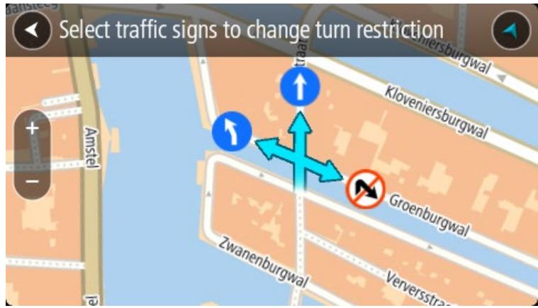 TOMTOM GPSGO PREMIUM 6°MONDE CONNECTE - Restriction de direction - 1