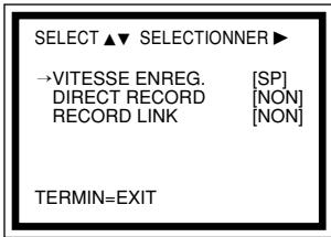 PHILIPS VRQ 45 - Sélection de la vitesse d'enregistrement (SP ou LP) - 1