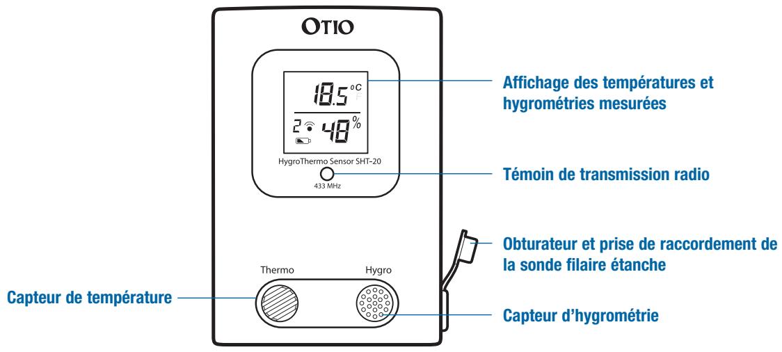 OTIO WHS-6061 - CAPTEUR THERMOMÉTRE/HYGROMÉTRE - 1