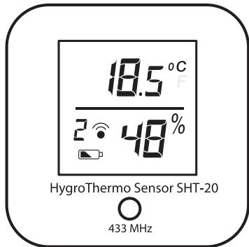 OTIO WHS-6061 - CAPTEUR THERMOMÉTRE/HYGROMÉTRE - 1