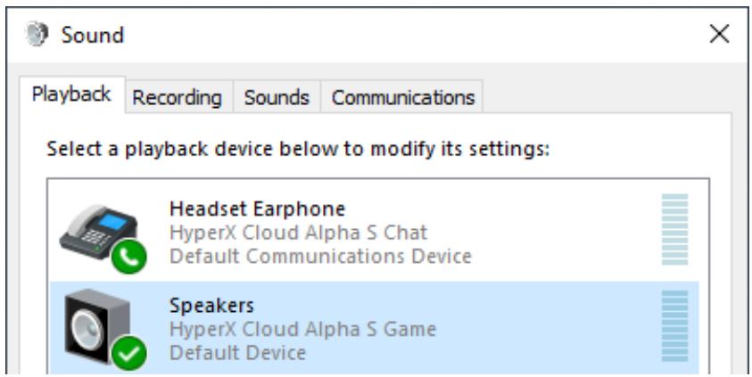 HYPERX cloud_alpha_s - Configuration Windows - 7