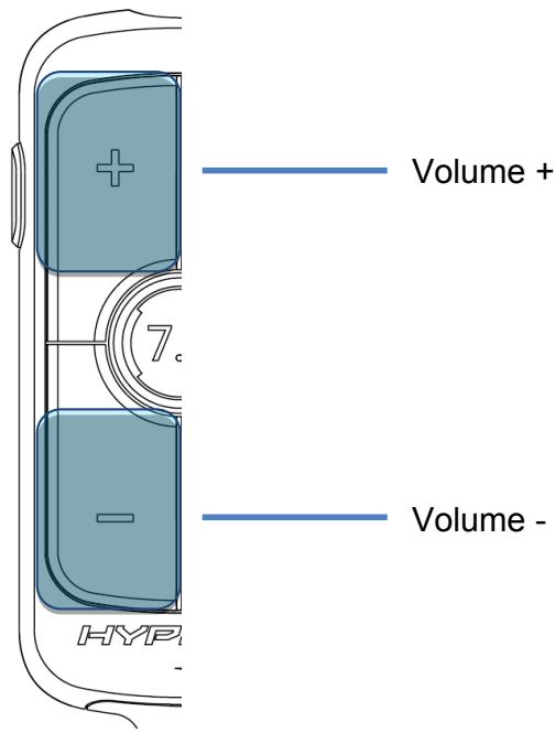 HYPERX cloud_alpha_s - Boutons Volume Casque - 1