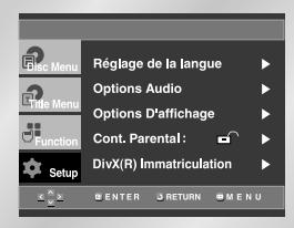 SAMSUNG 1937421 - Utilisation du menu de configuration - 1
