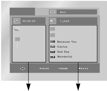 SAMSUNG 1937421 - Menu Clips pour MP3/WMA/JPEG/MPEG4 - 1