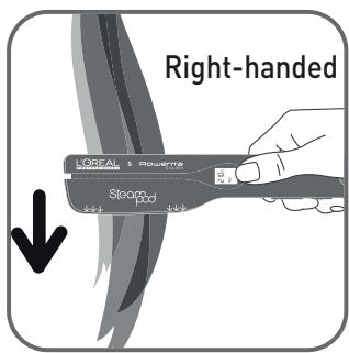 L OREAL PARIS STEAMPOD BLANC - 1) Direction of use. - 2