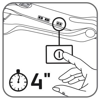 L OREAL PARIS STEAMPOD BLANC - 2) Select the ideal temperature for the type of hair you want to straighten using the + and - buttons: - 1