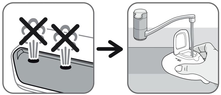 L OREAL PARIS STEAMPOD BLANC - If the water runs out: - 1