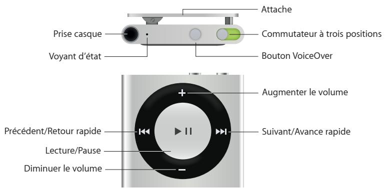 APPLE iPD SHUFFLE 2GB BLUE - Vue d'ensemble de l'iPod shuffle - 1