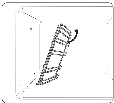 SAMSUNG NV75K5541BS - Paroi supérieure (modèles applicables uniquement) - 5