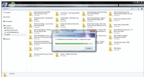 ASTELL KERN AK120 ii - Copy Files/Folders to the Device - 1