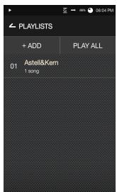 ASTELL KERN AK120 ii - Create a Playlist - 1