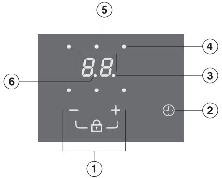 MIELE KM3054 - Affichage de minuterie - 1