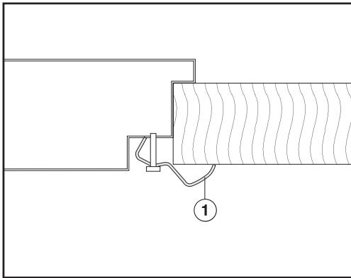 MIELE KM3054 - Distances de sécurité latérales et arrêté - 8