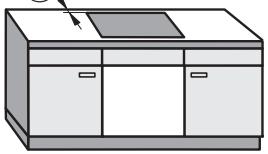 MIELE KM3054 - Distances de sécurité latérales et arrêté - 3