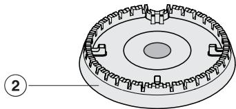 MIELE KM3054 - Brûleurs 1000 W, 1700 W, 2700 W - 2