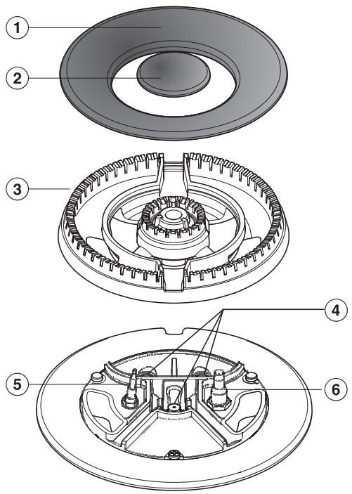 MIELE KM3054 - Brûleur pour wok - 1