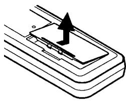 DENON PMA1502 - Insertion des piles sèches - 1
