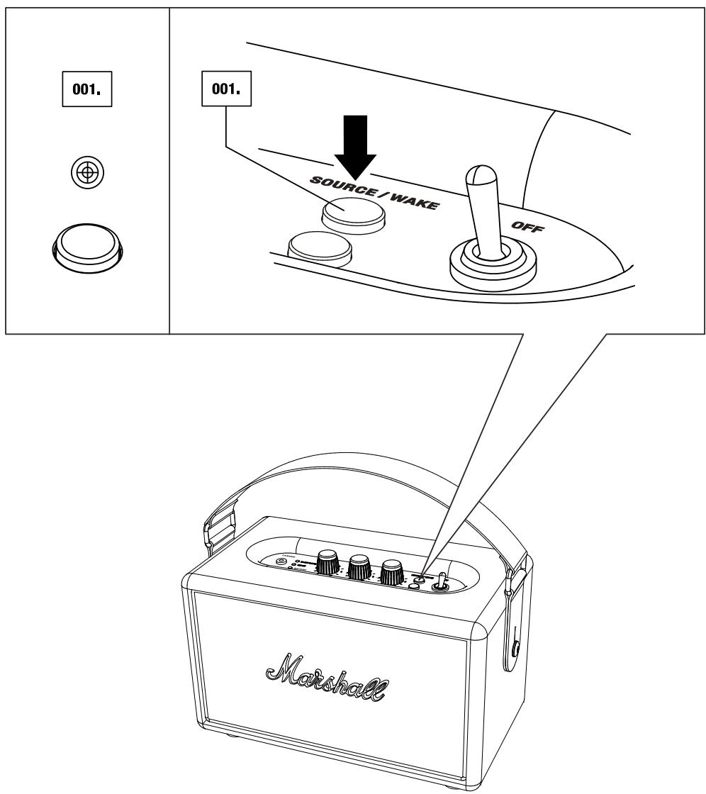 MARSHALL HiLBURN NOiR - SORTIE DE VEILLE - ALIMENTATION PAR BATTERIE - 1