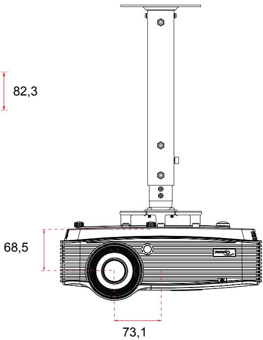 OPTOMAR H100 - Montage au plafond - 2