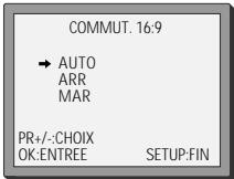 DAEWOO DX9840S - Lecture / enregistrement du format 16:9 - 3