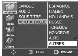 DAEWOO DX9840S - Configuration de la langue - 14