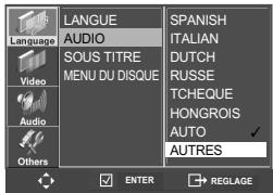 DAEWOO DX9840S - Configuration de la langue - 9