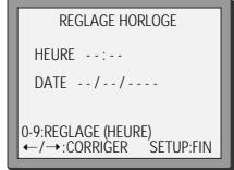 DAEWOO DX9840S - Réglage de la date et de l'heure - 1
