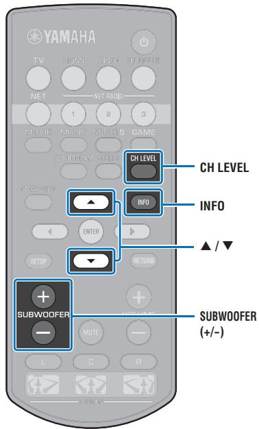 YAMAHA SRT-1500 - Appuyez sur la touche STEREO pour passer en mode de lecture stéreo. - 1