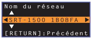 YAMAHA SRT-1500 - Nom du réseau - 3